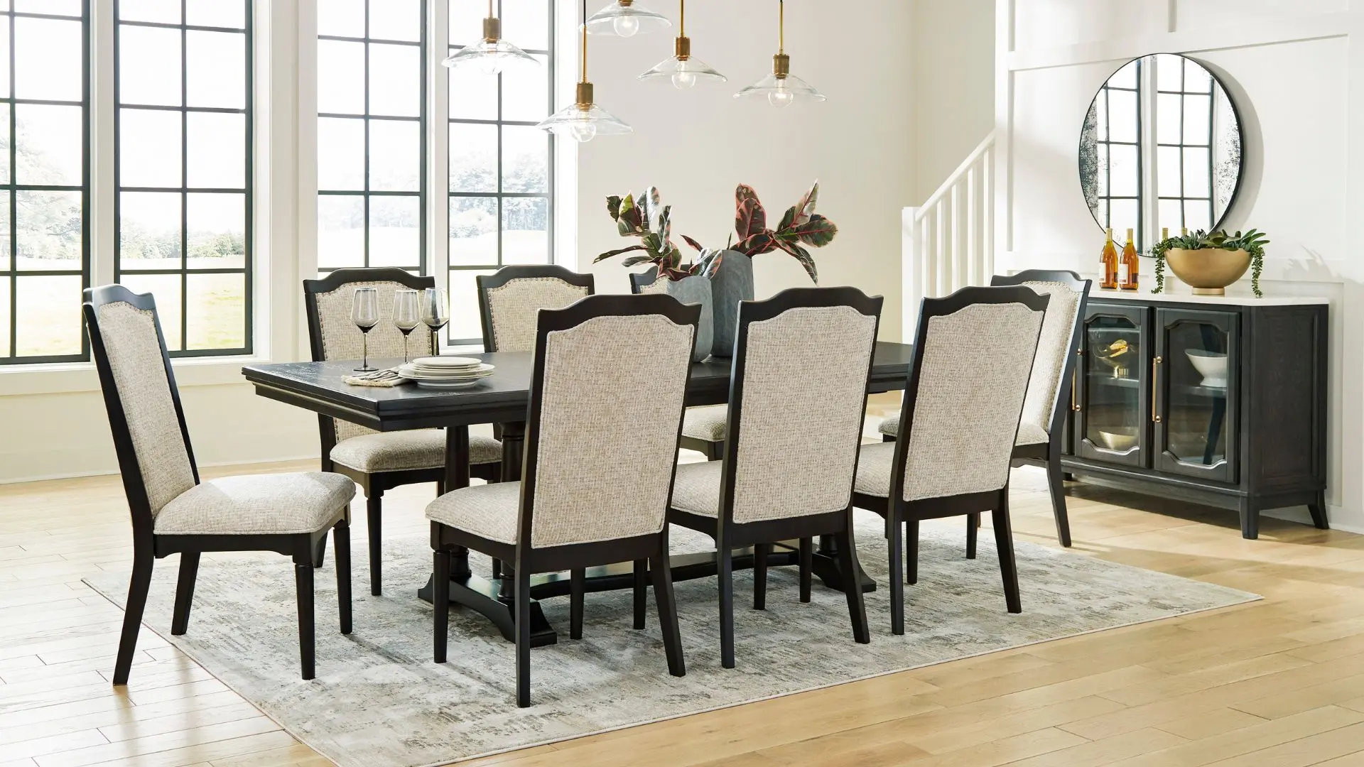 8-Seater Tuscany Extendable Dining Table Set