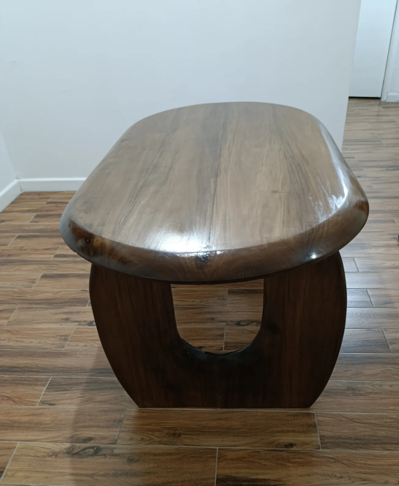 Oval Wooden Dining Table – 4 Seater alternate view