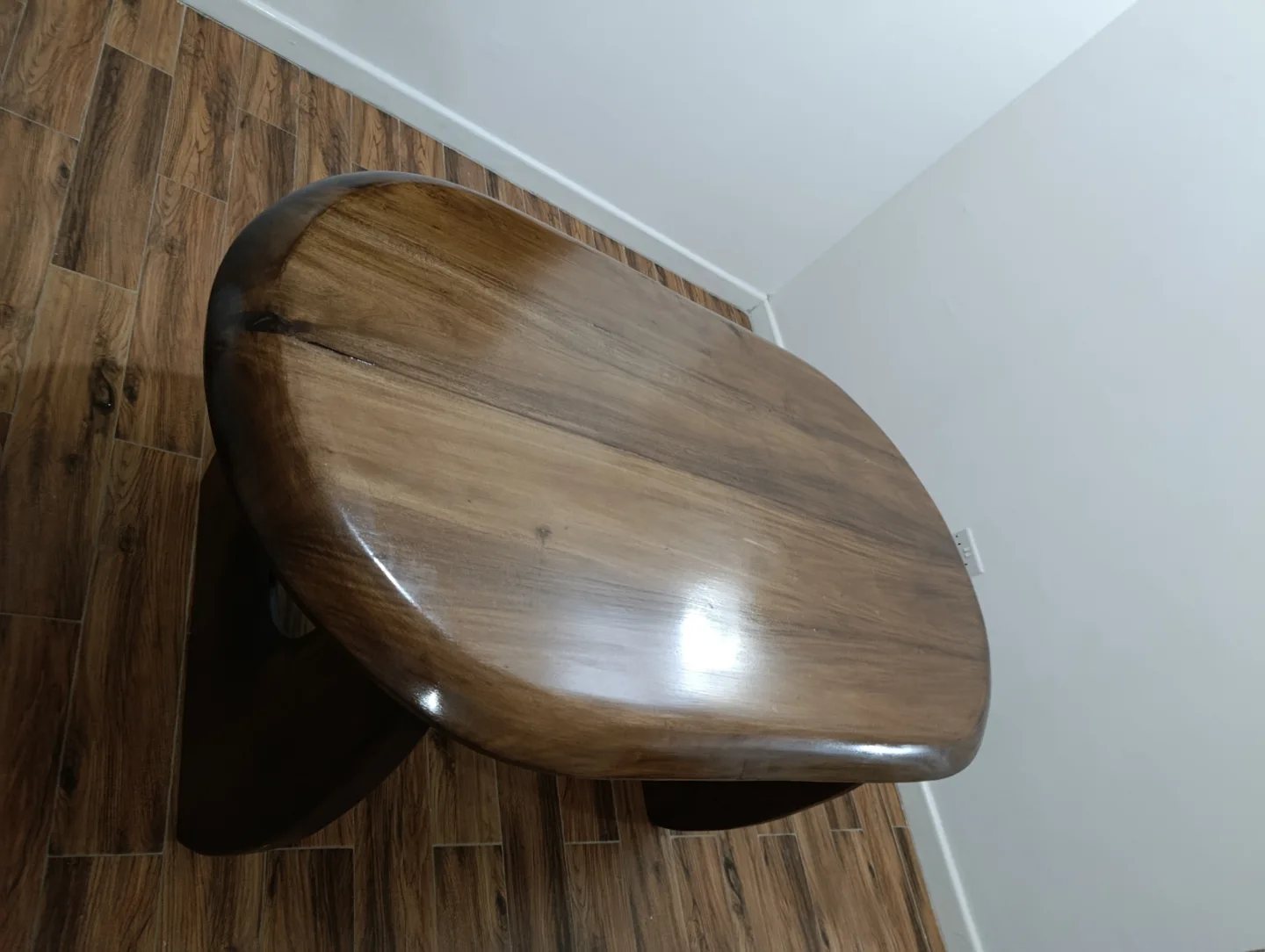 Oval Wooden Dining Table – 4 Seater