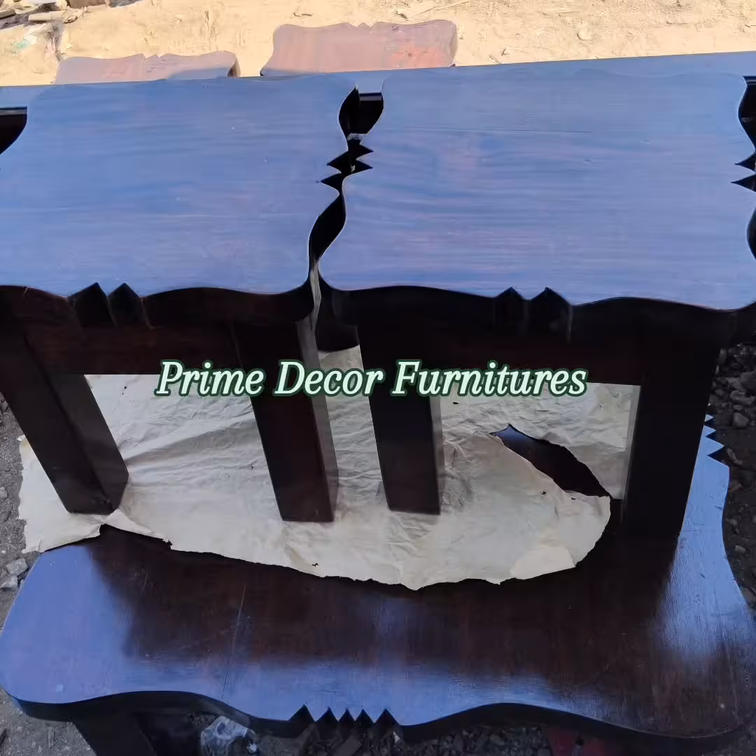 Dark Mahogany 3x3ft Bar/Cafe Table with 4 Stools Set