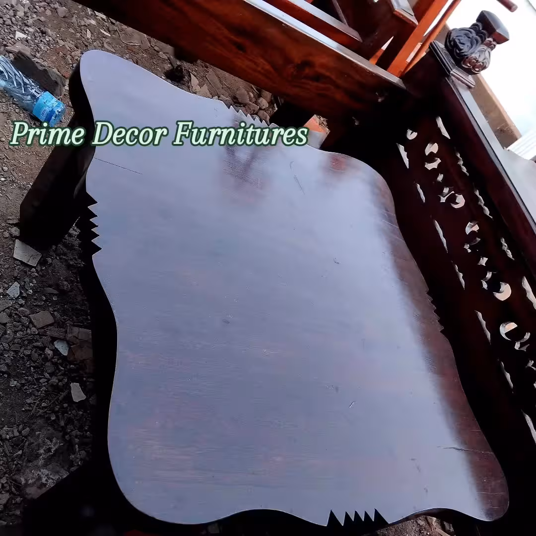 Dark Mahogany 3x3ft Bar/Cafe Table with 4 Stools Set