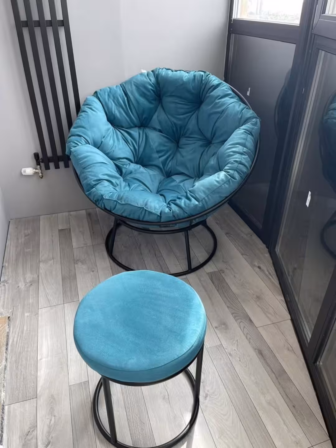 Cloud-Nest Hand-Woven Papasan Chair