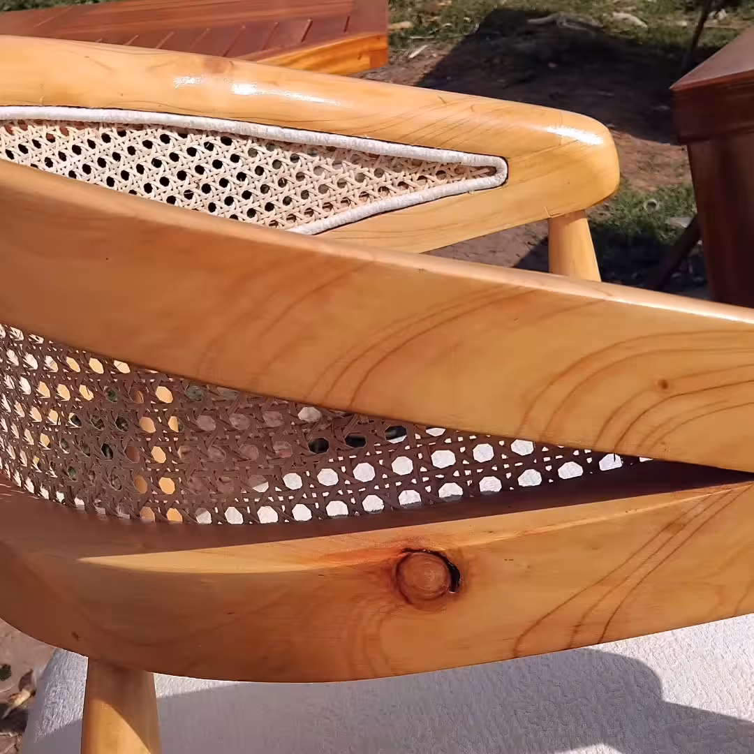 Breeze Cane-Back Artisan Armchair