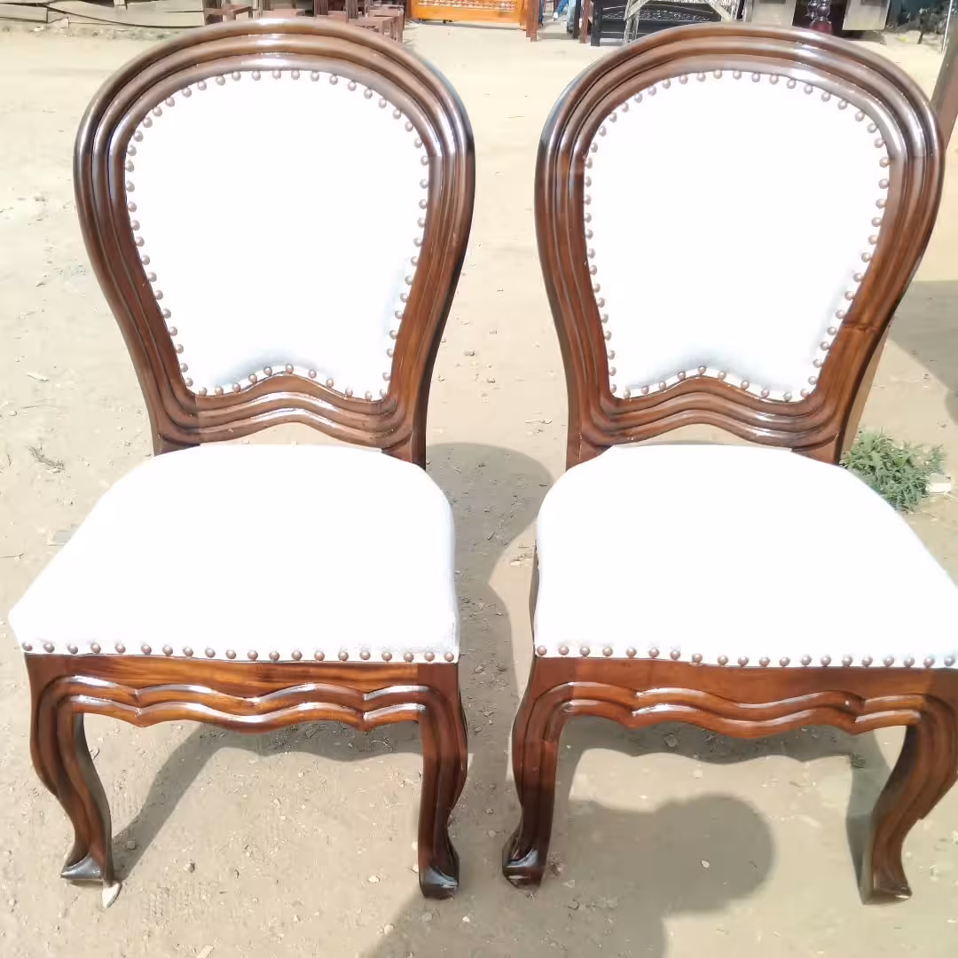 Regency Shield-Back Studded Dining Chair