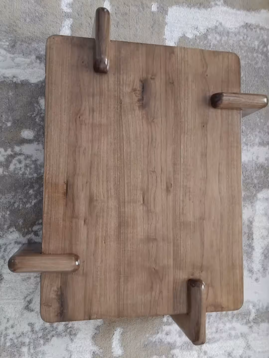 Zenith Curved Solid Rosewood Coffee Table