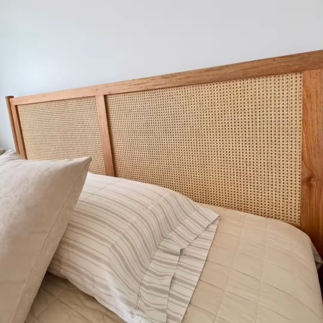Artisan Rattan Platform Bed Suite