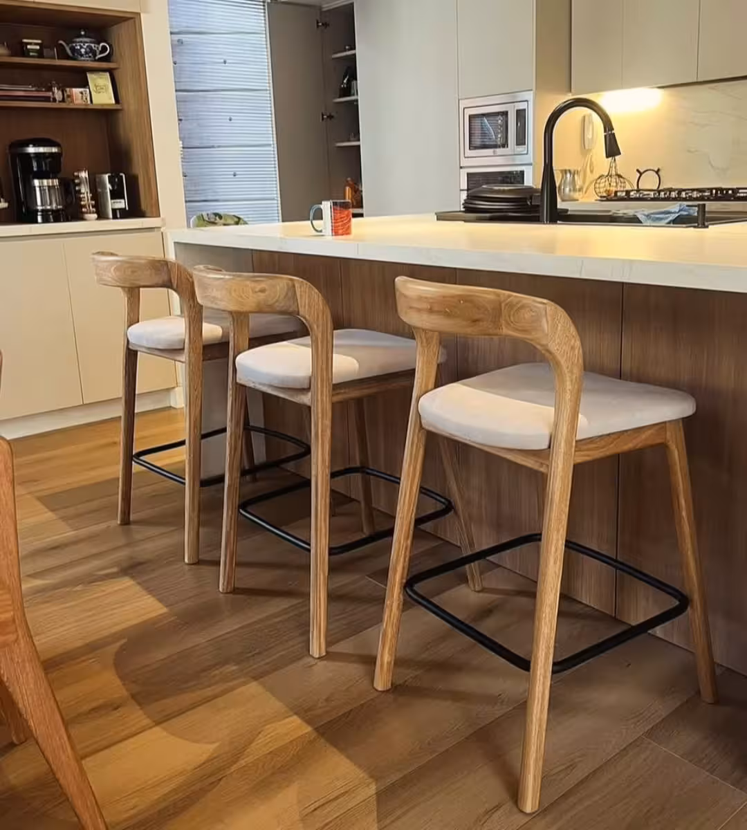 Nordic Barrel Artisan Counter Stool