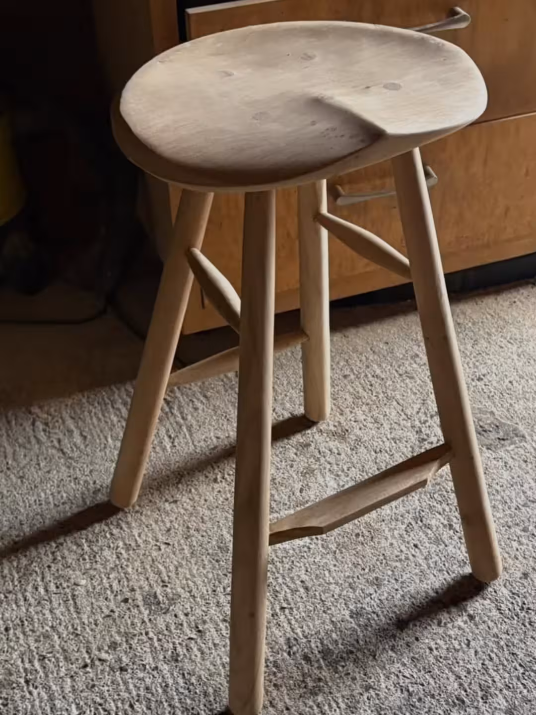 Nordic Scoop Artisan Bar Stool