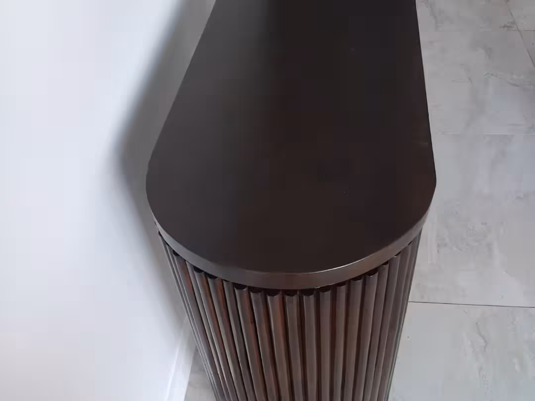 Eclipse Oval Fluted Study Console
