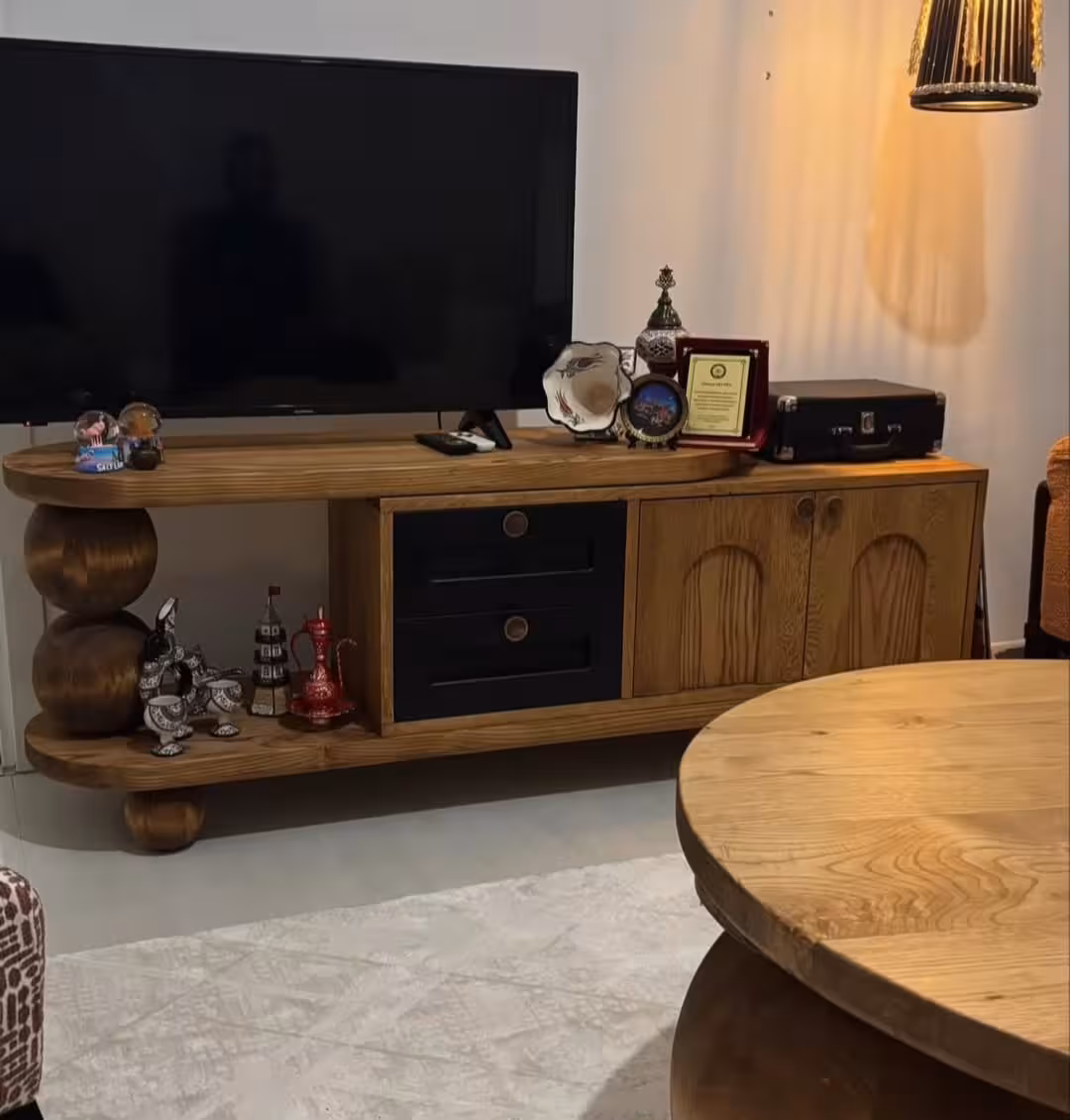 Kyoto Arched Rattan Media Console