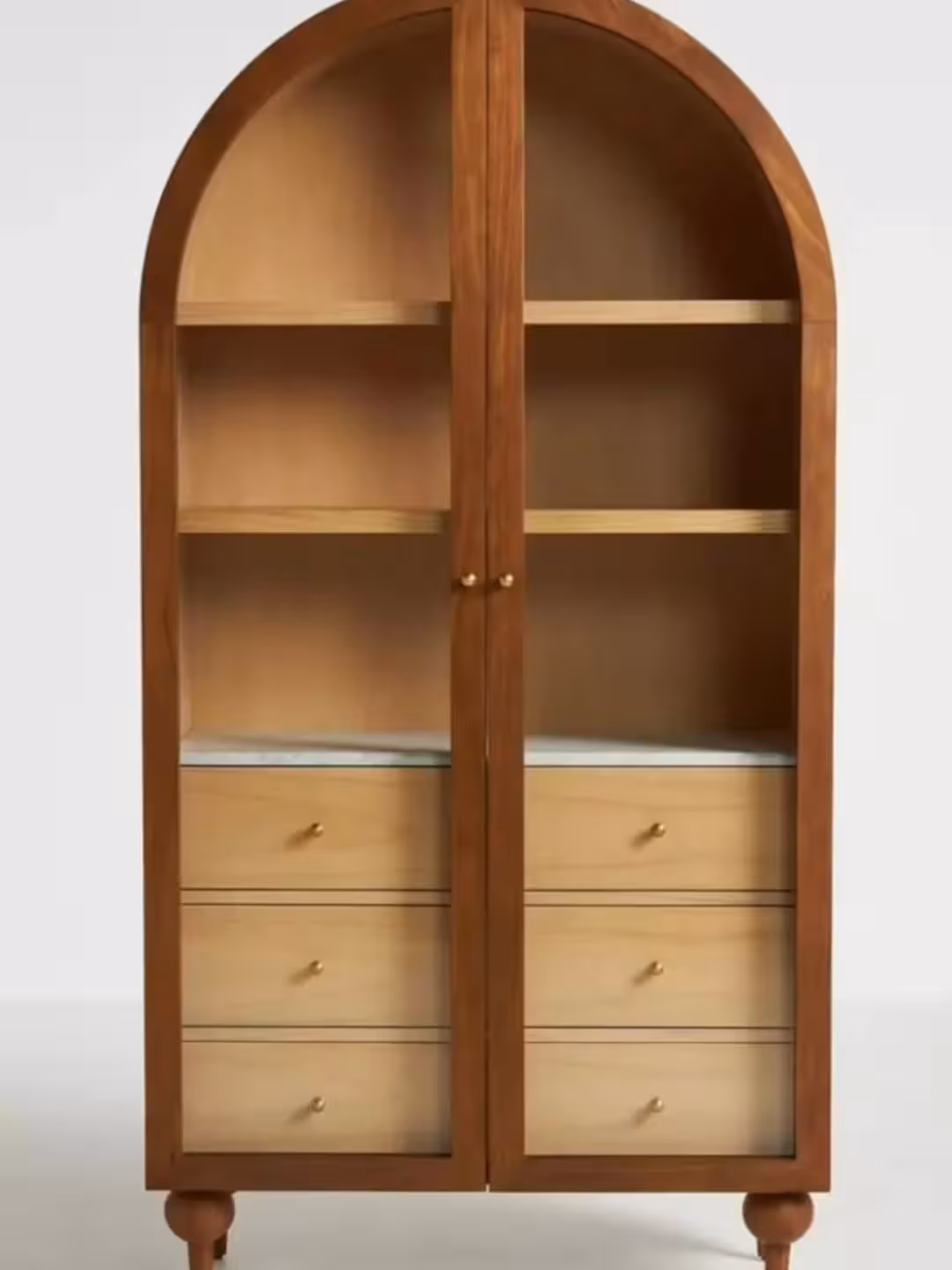 Nordic Arched Artisan Bookshelf