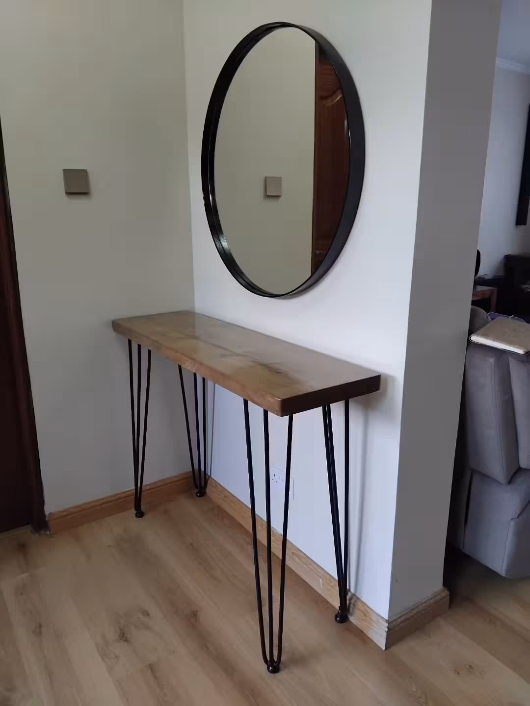 Arbor Industrial Slim Hairpin Console