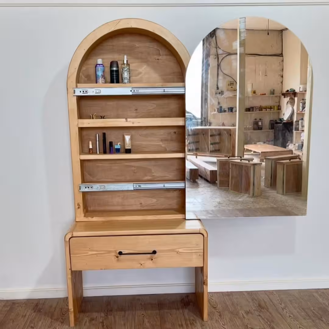 Nordic Arched Swivel Vanity Console