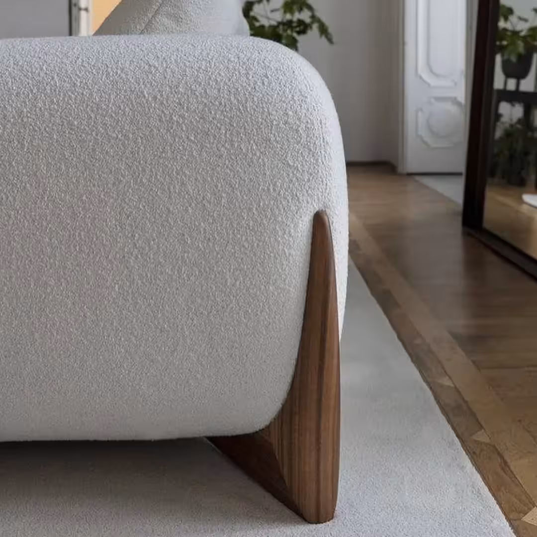 Arcadia Sculptural Curved Sofa