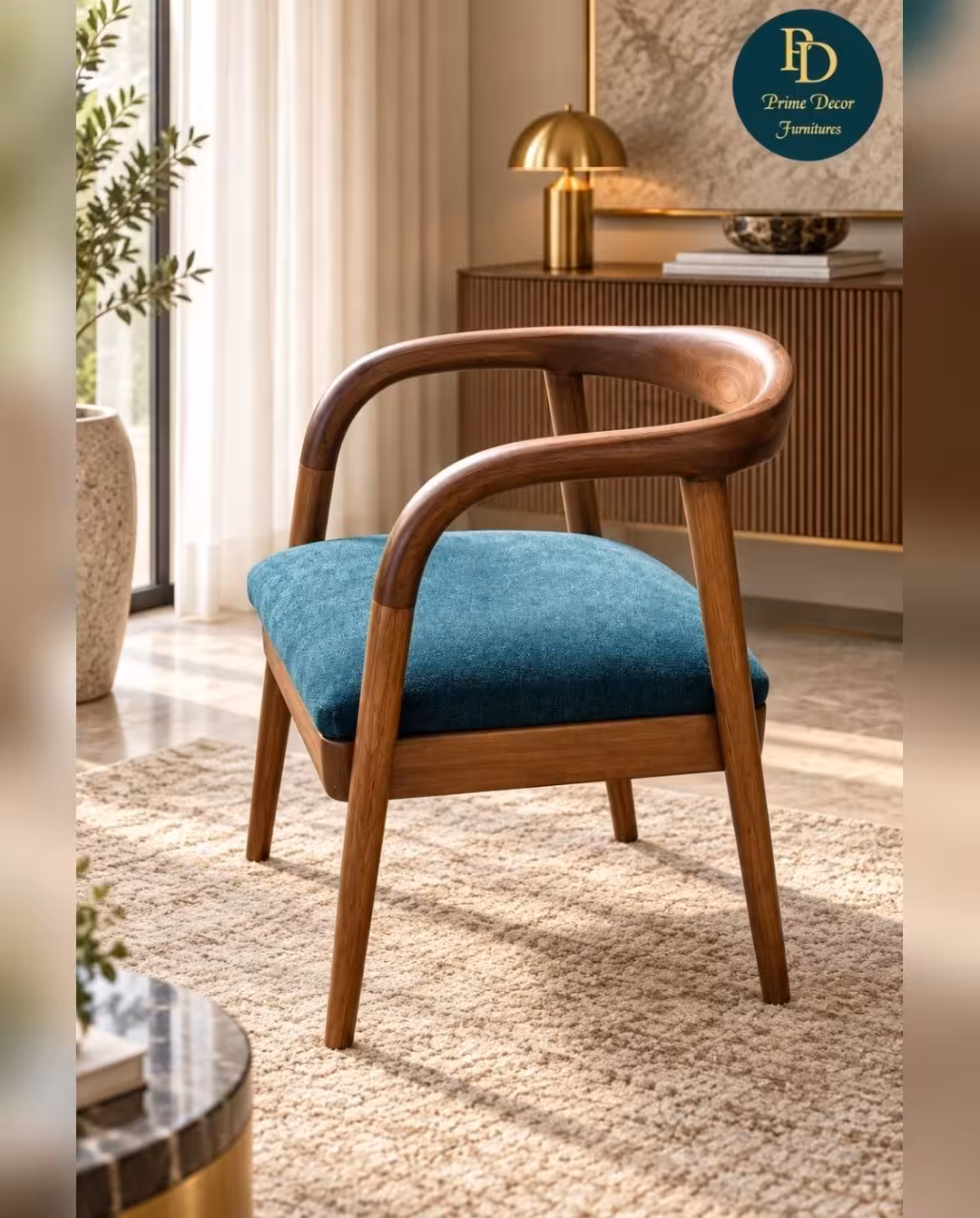 Commercial-Grade Meru Oak Hotel Chair